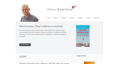 Desktop Screenshot of clivehamilton.com